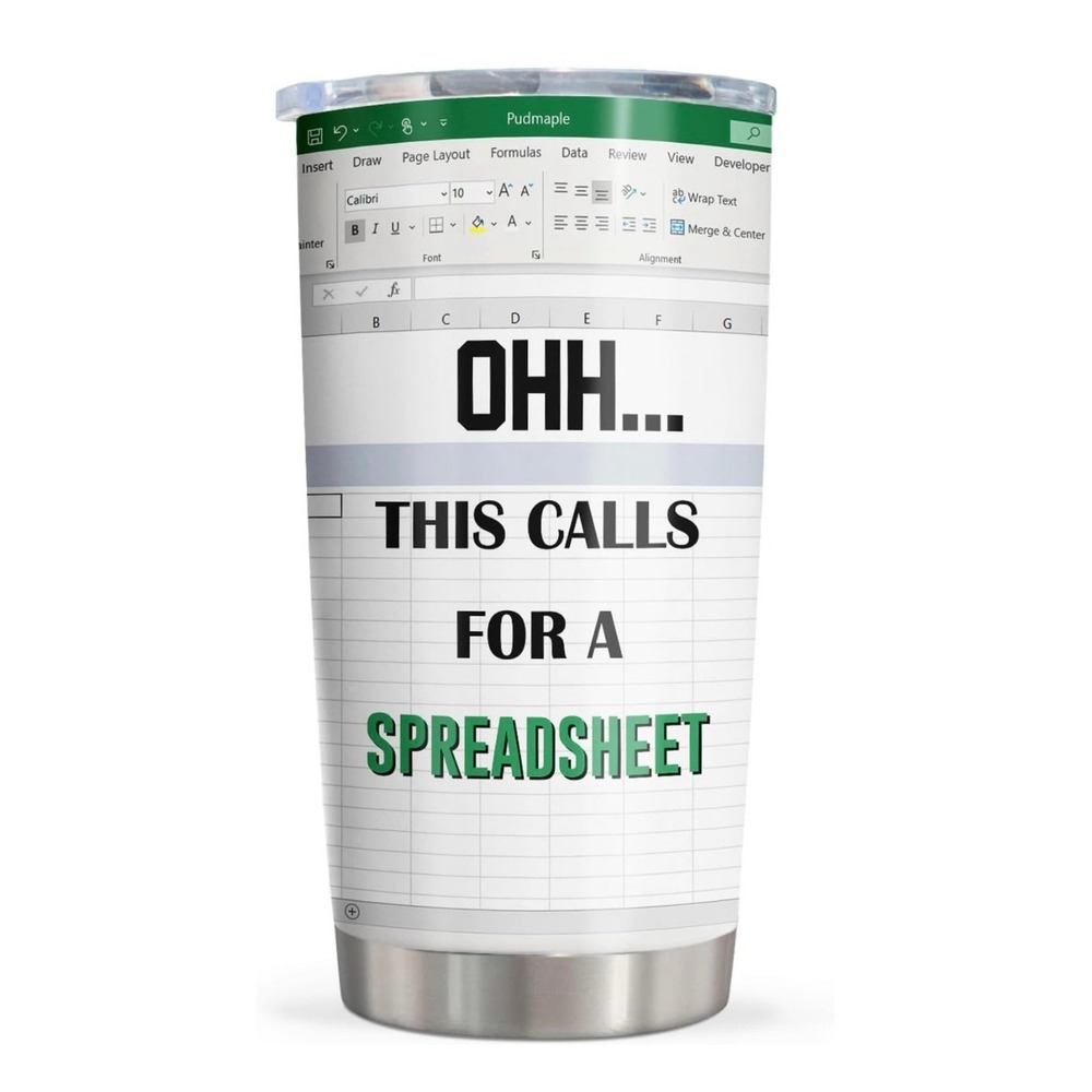 Excel Mug, Spreadsheet Mug, Accountant Gifts